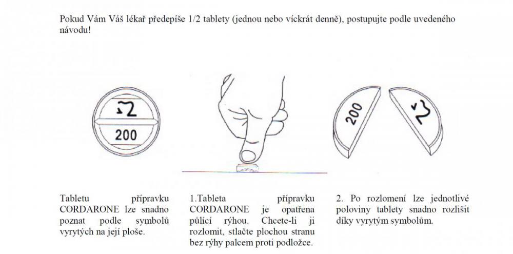 Cordarone - návod k užití